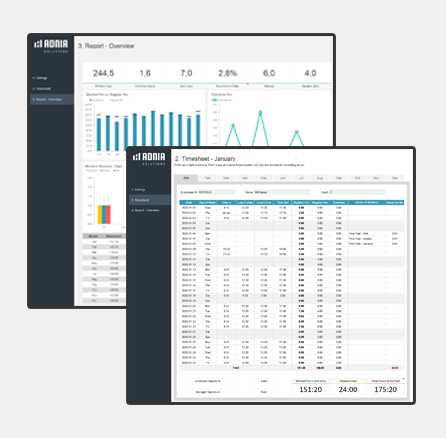 Excel Timesheet Template - Cover