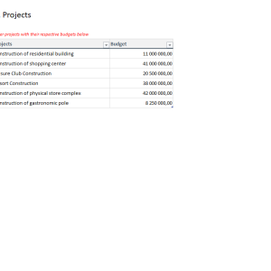 Simple Project Expense Tracking Template 2.0 - Settings