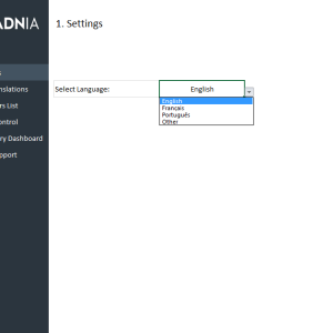 Simple Inventory Management Template - Settings