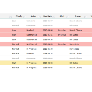 To Do List Excel Template