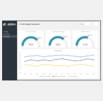 Profit Margin Dashboard Spreadsheet Template - Cover