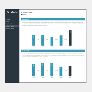 Yearly Comparison Report Template - Cover