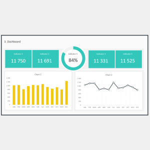 Dashboard Design Layout Template II - Cover 2