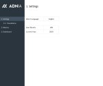 Absenteeism Dashboard Template - Settings