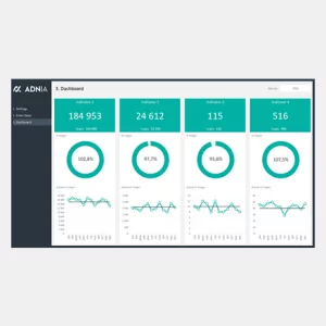 Dashboard Design Layout Template 5 - Cover