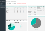 Covid-19 Management Excel Template - Company Situation Dashboard