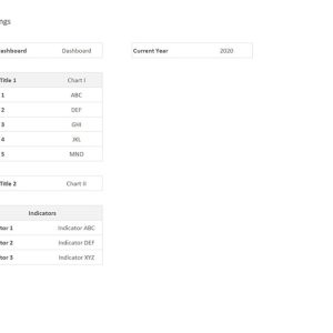 01 Settings - Excel Dashboard Design Duo Theme 3