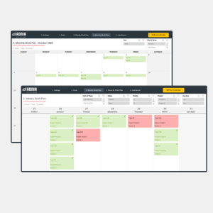 Work Plan Template Excel - Cover