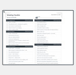 Free Wedding Checklist Excel Template