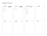 Free Weekly To Do List Template Excel