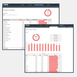 Budget vs Actual Expenses Template