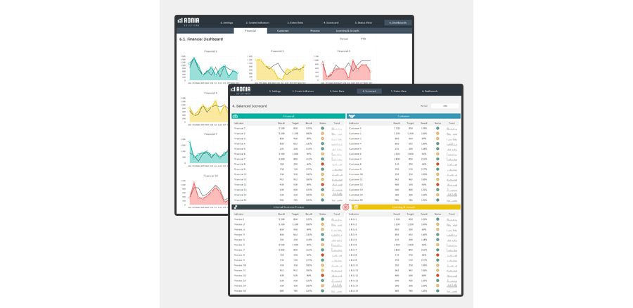 Demo - Balanced Scorecard Excel Template 2.0